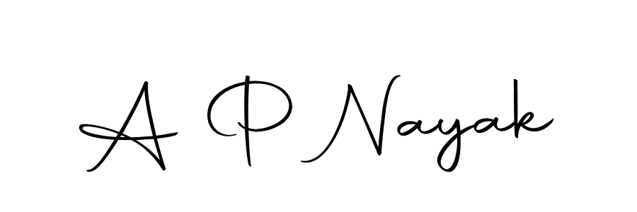 Make a beautiful signature design for name A P Nayak. With this signature (Autography-DOLnW) style, you can create a handwritten signature for free. A P Nayak signature style 10 images and pictures png
