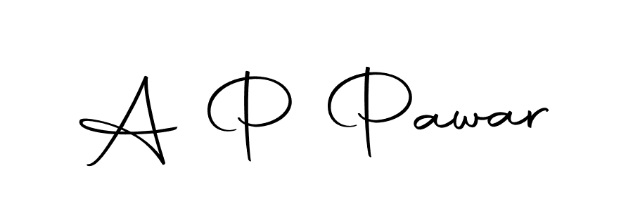 You should practise on your own different ways (Autography-DOLnW) to write your name (A P Pawar) in signature. don't let someone else do it for you. A P Pawar signature style 10 images and pictures png