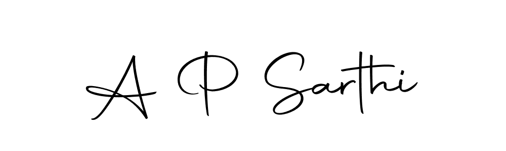 How to Draw A P Sarthi signature style? Autography-DOLnW is a latest design signature styles for name A P Sarthi. A P Sarthi signature style 10 images and pictures png
