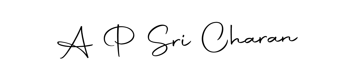 This is the best signature style for the A P Sri Charan name. Also you like these signature font (Autography-DOLnW). Mix name signature. A P Sri Charan signature style 10 images and pictures png