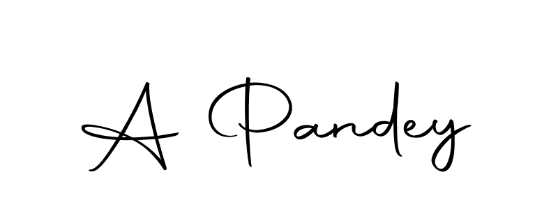 Use a signature maker to create a handwritten signature online. With this signature software, you can design (Autography-DOLnW) your own signature for name A Pandey. A Pandey signature style 10 images and pictures png