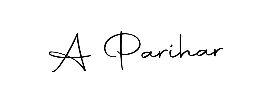 How to make A Parihar signature? Autography-DOLnW is a professional autograph style. Create handwritten signature for A Parihar name. A Parihar signature style 10 images and pictures png