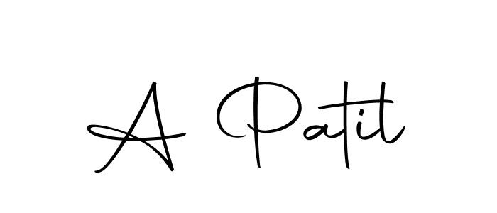 Use a signature maker to create a handwritten signature online. With this signature software, you can design (Autography-DOLnW) your own signature for name A Patil. A Patil signature style 10 images and pictures png