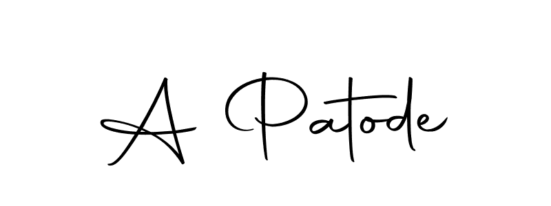 Once you've used our free online signature maker to create your best signature Autography-DOLnW style, it's time to enjoy all of the benefits that A Patode name signing documents. A Patode signature style 10 images and pictures png
