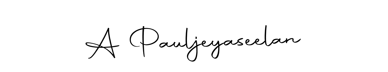 You should practise on your own different ways (Autography-DOLnW) to write your name (A Pauljeyaseelan) in signature. don't let someone else do it for you. A Pauljeyaseelan signature style 10 images and pictures png