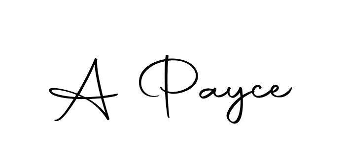 Use a signature maker to create a handwritten signature online. With this signature software, you can design (Autography-DOLnW) your own signature for name A Payce. A Payce signature style 10 images and pictures png