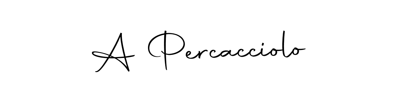 You should practise on your own different ways (Autography-DOLnW) to write your name (A Percacciolo) in signature. don't let someone else do it for you. A Percacciolo signature style 10 images and pictures png