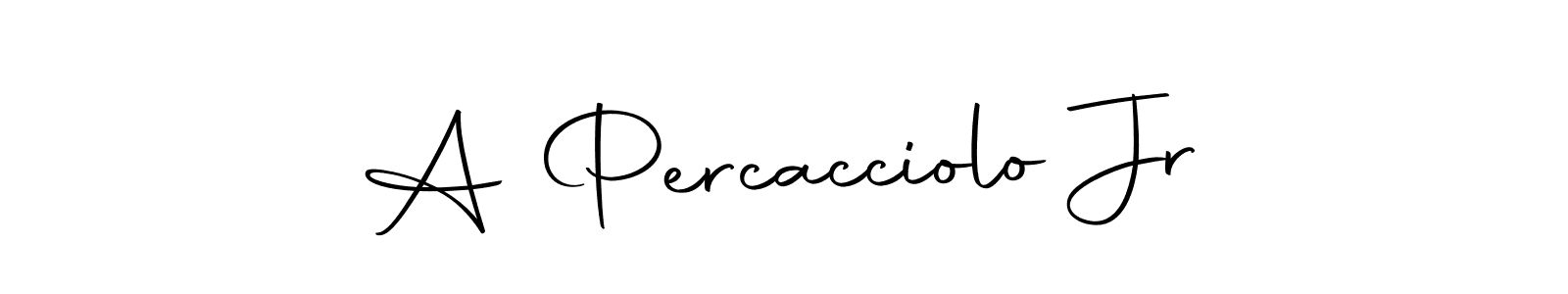 Here are the top 10 professional signature styles for the name A Percacciolo Jr. These are the best autograph styles you can use for your name. A Percacciolo Jr signature style 10 images and pictures png