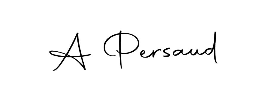 Create a beautiful signature design for name A Persaud. With this signature (Autography-DOLnW) fonts, you can make a handwritten signature for free. A Persaud signature style 10 images and pictures png