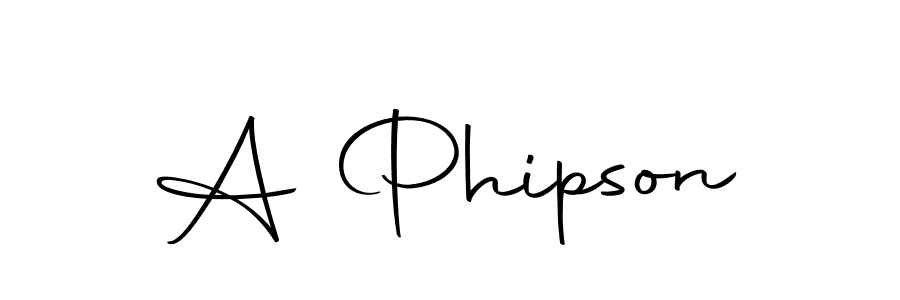 A Phipson stylish signature style. Best Handwritten Sign (Autography-DOLnW) for my name. Handwritten Signature Collection Ideas for my name A Phipson. A Phipson signature style 10 images and pictures png