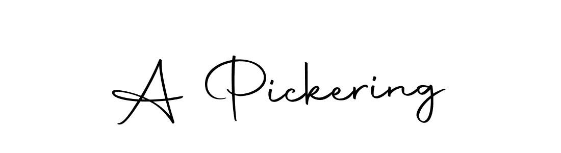 Use a signature maker to create a handwritten signature online. With this signature software, you can design (Autography-DOLnW) your own signature for name A Pickering. A Pickering signature style 10 images and pictures png