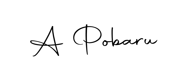 How to Draw A Pobaru signature style? Autography-DOLnW is a latest design signature styles for name A Pobaru. A Pobaru signature style 10 images and pictures png