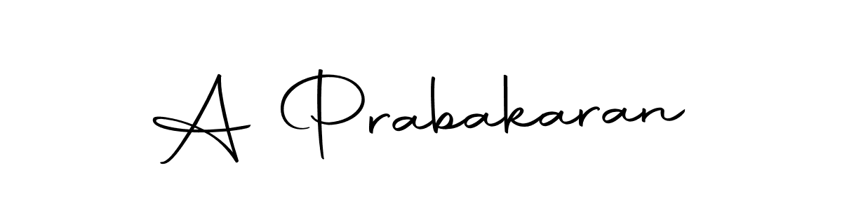 Make a beautiful signature design for name A Prabakaran. With this signature (Autography-DOLnW) style, you can create a handwritten signature for free. A Prabakaran signature style 10 images and pictures png