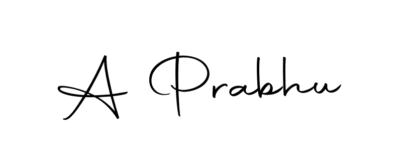 Make a beautiful signature design for name A Prabhu. With this signature (Autography-DOLnW) style, you can create a handwritten signature for free. A Prabhu signature style 10 images and pictures png