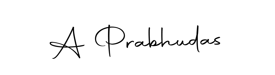 How to make A Prabhudas name signature. Use Autography-DOLnW style for creating short signs online. This is the latest handwritten sign. A Prabhudas signature style 10 images and pictures png