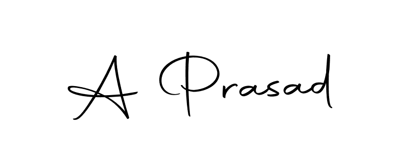 Here are the top 10 professional signature styles for the name A Prasad. These are the best autograph styles you can use for your name. A Prasad signature style 10 images and pictures png