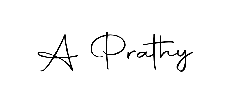 Use a signature maker to create a handwritten signature online. With this signature software, you can design (Autography-DOLnW) your own signature for name A Prathy. A Prathy signature style 10 images and pictures png