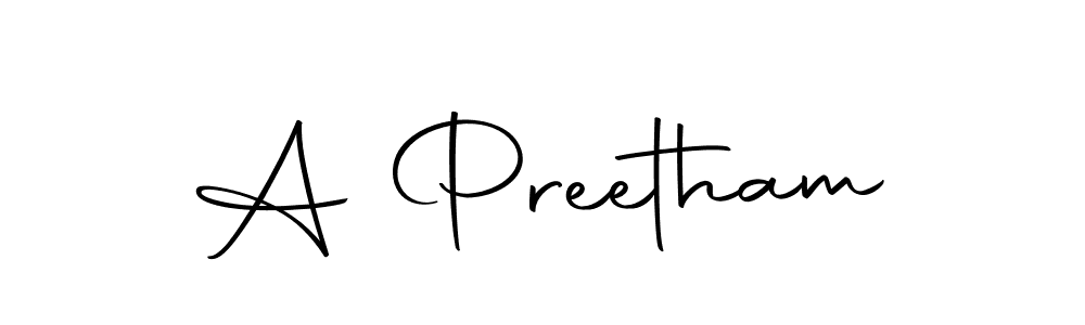 Also we have A Preetham name is the best signature style. Create professional handwritten signature collection using Autography-DOLnW autograph style. A Preetham signature style 10 images and pictures png