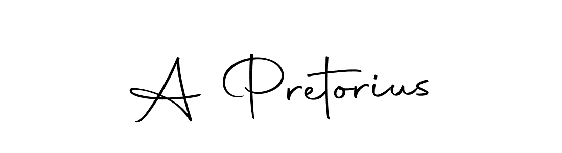 A Pretorius stylish signature style. Best Handwritten Sign (Autography-DOLnW) for my name. Handwritten Signature Collection Ideas for my name A Pretorius. A Pretorius signature style 10 images and pictures png