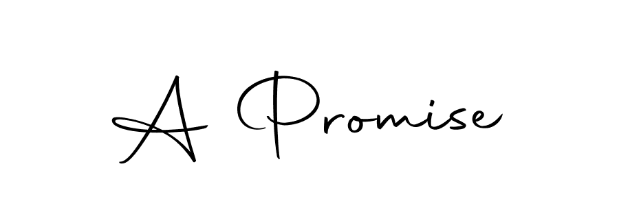 Also we have A Promise name is the best signature style. Create professional handwritten signature collection using Autography-DOLnW autograph style. A Promise signature style 10 images and pictures png