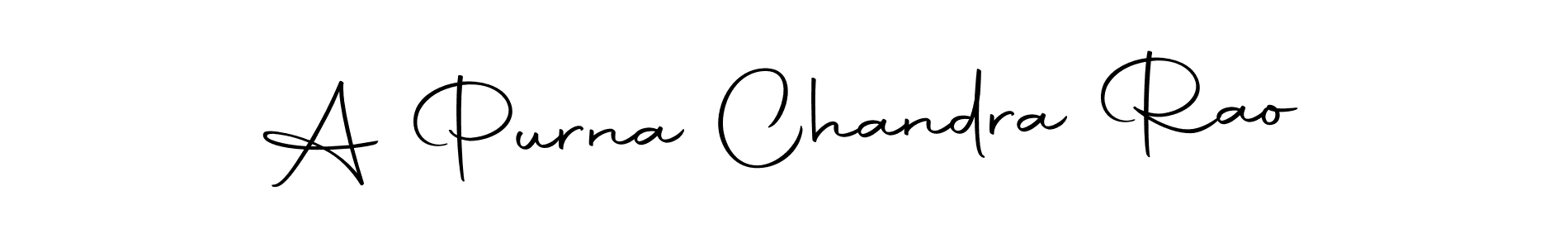 Here are the top 10 professional signature styles for the name A Purna Chandra Rao. These are the best autograph styles you can use for your name. A Purna Chandra Rao signature style 10 images and pictures png