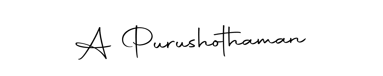 A Purushothaman stylish signature style. Best Handwritten Sign (Autography-DOLnW) for my name. Handwritten Signature Collection Ideas for my name A Purushothaman. A Purushothaman signature style 10 images and pictures png