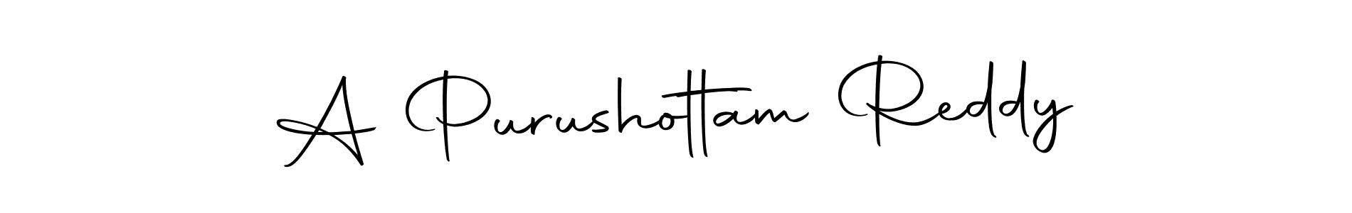 Also You can easily find your signature by using the search form. We will create A Purushottam Reddy name handwritten signature images for you free of cost using Autography-DOLnW sign style. A Purushottam Reddy signature style 10 images and pictures png