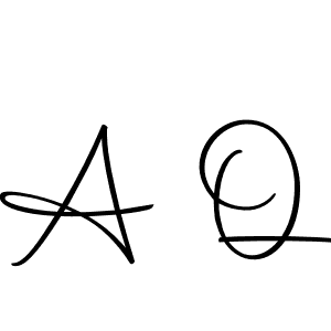 The best way (Autography-DOLnW) to make a short signature is to pick only two or three words in your name. The name A Q include a total of six letters. For converting this name. A Q signature style 10 images and pictures png