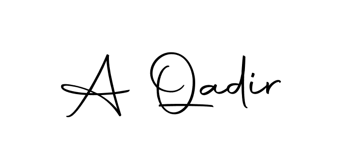 You should practise on your own different ways (Autography-DOLnW) to write your name (A Qadir) in signature. don't let someone else do it for you. A Qadir signature style 10 images and pictures png