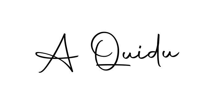 This is the best signature style for the A Quidu name. Also you like these signature font (Autography-DOLnW). Mix name signature. A Quidu signature style 10 images and pictures png