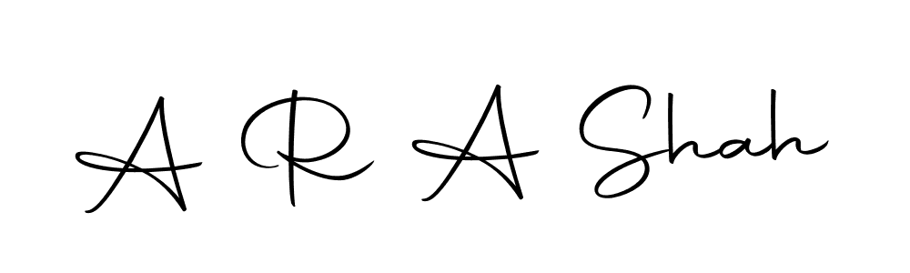 Also we have A R A Shah name is the best signature style. Create professional handwritten signature collection using Autography-DOLnW autograph style. A R A Shah signature style 10 images and pictures png