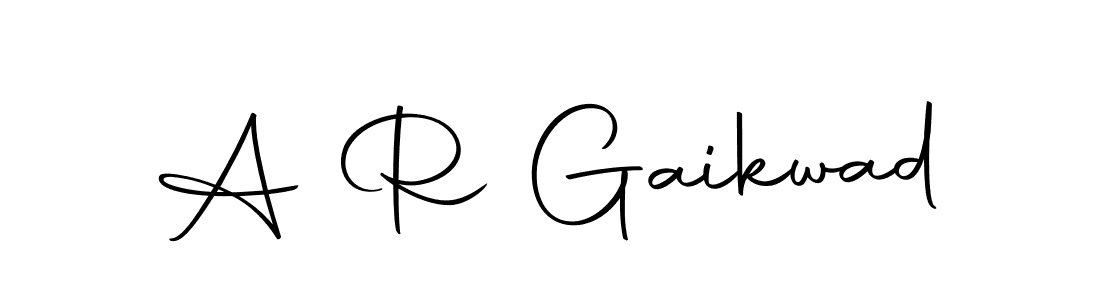 Design your own signature with our free online signature maker. With this signature software, you can create a handwritten (Autography-DOLnW) signature for name A R Gaikwad. A R Gaikwad signature style 10 images and pictures png