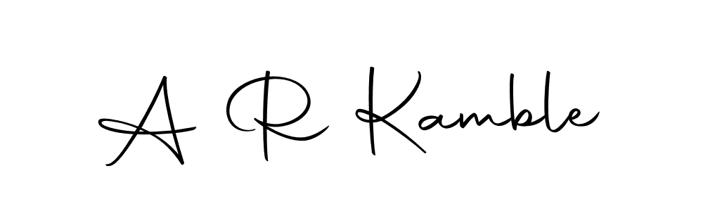 How to make A R Kamble signature? Autography-DOLnW is a professional autograph style. Create handwritten signature for A R Kamble name. A R Kamble signature style 10 images and pictures png