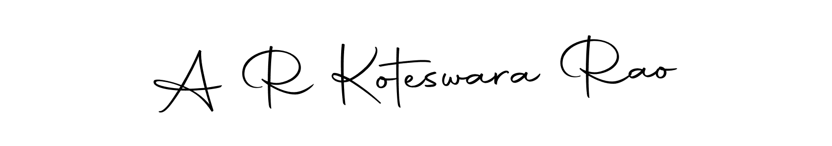 Make a beautiful signature design for name A R Koteswara Rao. Use this online signature maker to create a handwritten signature for free. A R Koteswara Rao signature style 10 images and pictures png