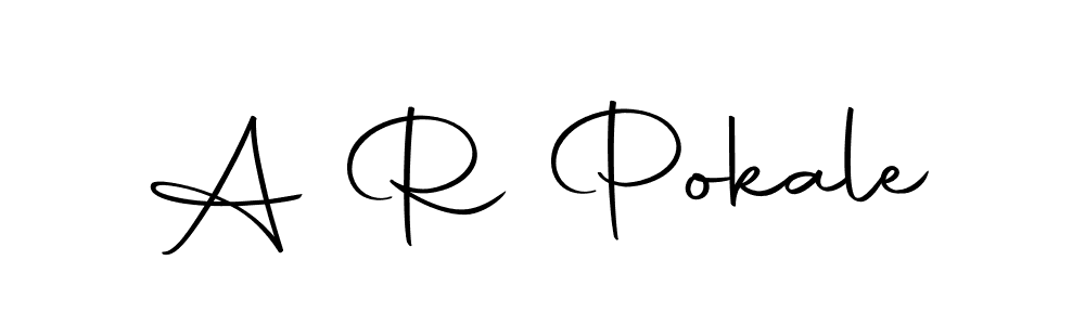 Design your own signature with our free online signature maker. With this signature software, you can create a handwritten (Autography-DOLnW) signature for name A R Pokale. A R Pokale signature style 10 images and pictures png