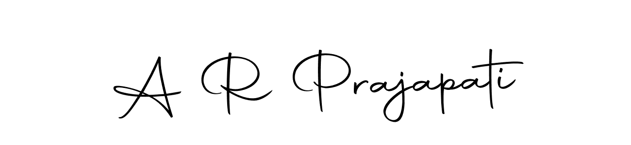 Make a short A R Prajapati signature style. Manage your documents anywhere anytime using Autography-DOLnW. Create and add eSignatures, submit forms, share and send files easily. A R Prajapati signature style 10 images and pictures png