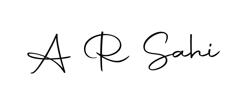 Use a signature maker to create a handwritten signature online. With this signature software, you can design (Autography-DOLnW) your own signature for name A R Sahi. A R Sahi signature style 10 images and pictures png