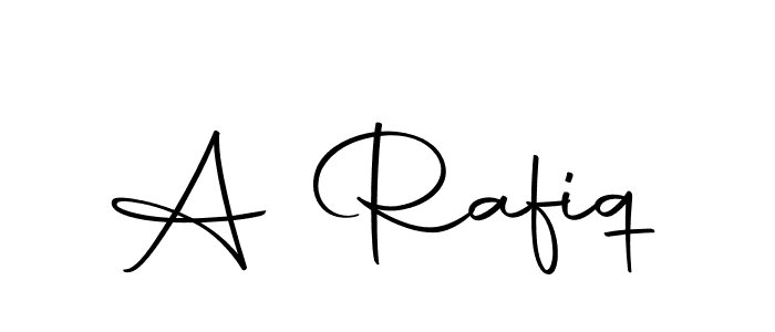 Design your own signature with our free online signature maker. With this signature software, you can create a handwritten (Autography-DOLnW) signature for name A Rafiq. A Rafiq signature style 10 images and pictures png