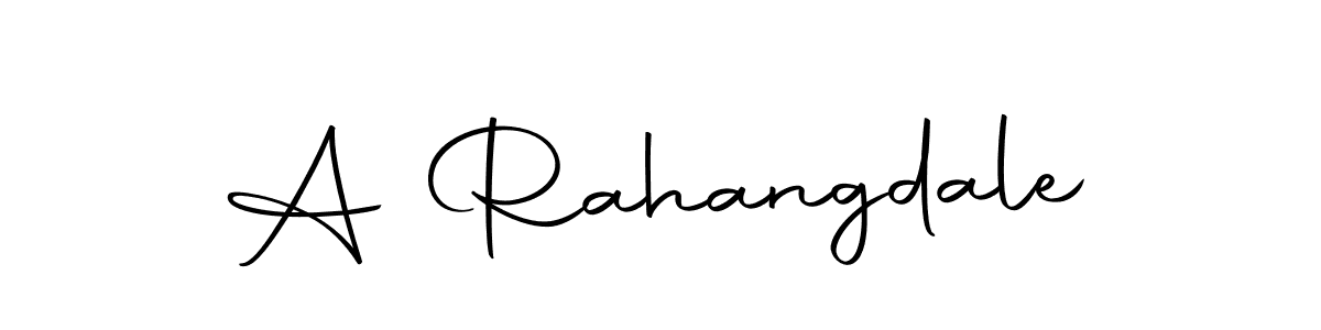 This is the best signature style for the A Rahangdale name. Also you like these signature font (Autography-DOLnW). Mix name signature. A Rahangdale signature style 10 images and pictures png