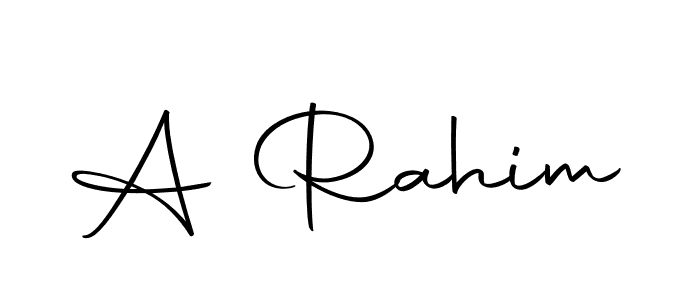 Also we have A Rahim name is the best signature style. Create professional handwritten signature collection using Autography-DOLnW autograph style. A Rahim signature style 10 images and pictures png