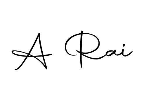 Use a signature maker to create a handwritten signature online. With this signature software, you can design (Autography-DOLnW) your own signature for name A Rai. A Rai signature style 10 images and pictures png