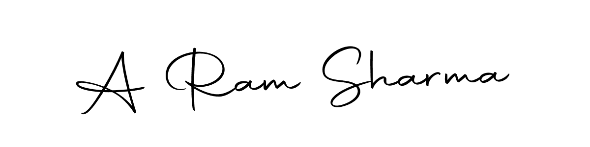 Create a beautiful signature design for name A Ram Sharma. With this signature (Autography-DOLnW) fonts, you can make a handwritten signature for free. A Ram Sharma signature style 10 images and pictures png