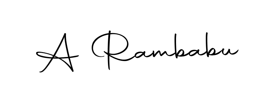 How to make A Rambabu signature? Autography-DOLnW is a professional autograph style. Create handwritten signature for A Rambabu name. A Rambabu signature style 10 images and pictures png