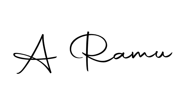 How to make A Ramu name signature. Use Autography-DOLnW style for creating short signs online. This is the latest handwritten sign. A Ramu signature style 10 images and pictures png