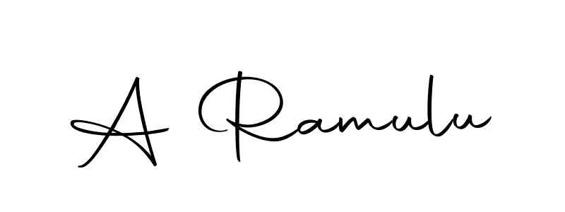 Create a beautiful signature design for name A Ramulu. With this signature (Autography-DOLnW) fonts, you can make a handwritten signature for free. A Ramulu signature style 10 images and pictures png