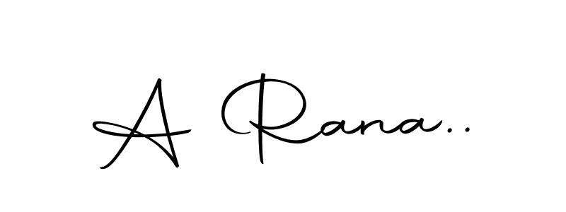 A Rana.. stylish signature style. Best Handwritten Sign (Autography-DOLnW) for my name. Handwritten Signature Collection Ideas for my name A Rana... A Rana.. signature style 10 images and pictures png