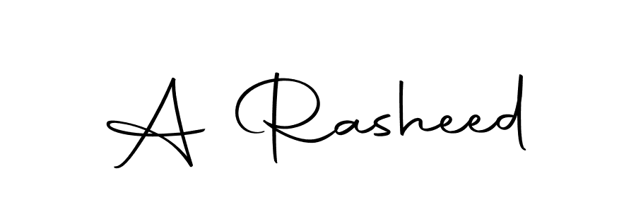 You should practise on your own different ways (Autography-DOLnW) to write your name (A Rasheed) in signature. don't let someone else do it for you. A Rasheed signature style 10 images and pictures png