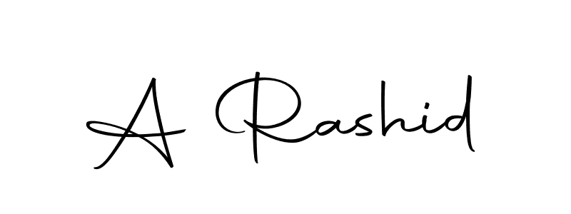 How to make A Rashid signature? Autography-DOLnW is a professional autograph style. Create handwritten signature for A Rashid name. A Rashid signature style 10 images and pictures png