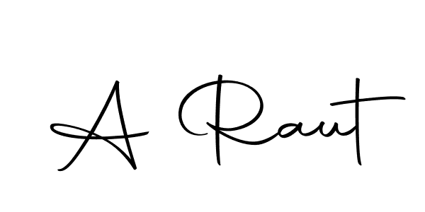 Design your own signature with our free online signature maker. With this signature software, you can create a handwritten (Autography-DOLnW) signature for name A Raut. A Raut signature style 10 images and pictures png