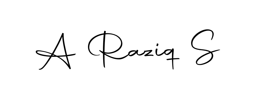 Create a beautiful signature design for name A Raziq S. With this signature (Autography-DOLnW) fonts, you can make a handwritten signature for free. A Raziq S signature style 10 images and pictures png